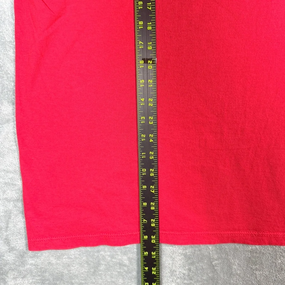 Vintage Guess Mens XXL T-Shirt Red Jeans Logo Short Sleeve Cotton USA - Picture 6 of 8